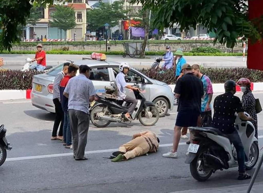 Vào cuộc điều tra, xử lý đối tượng vượt đèn đỏ, đâm trực tiếp chiến sỹ Cảnh sát giao thông