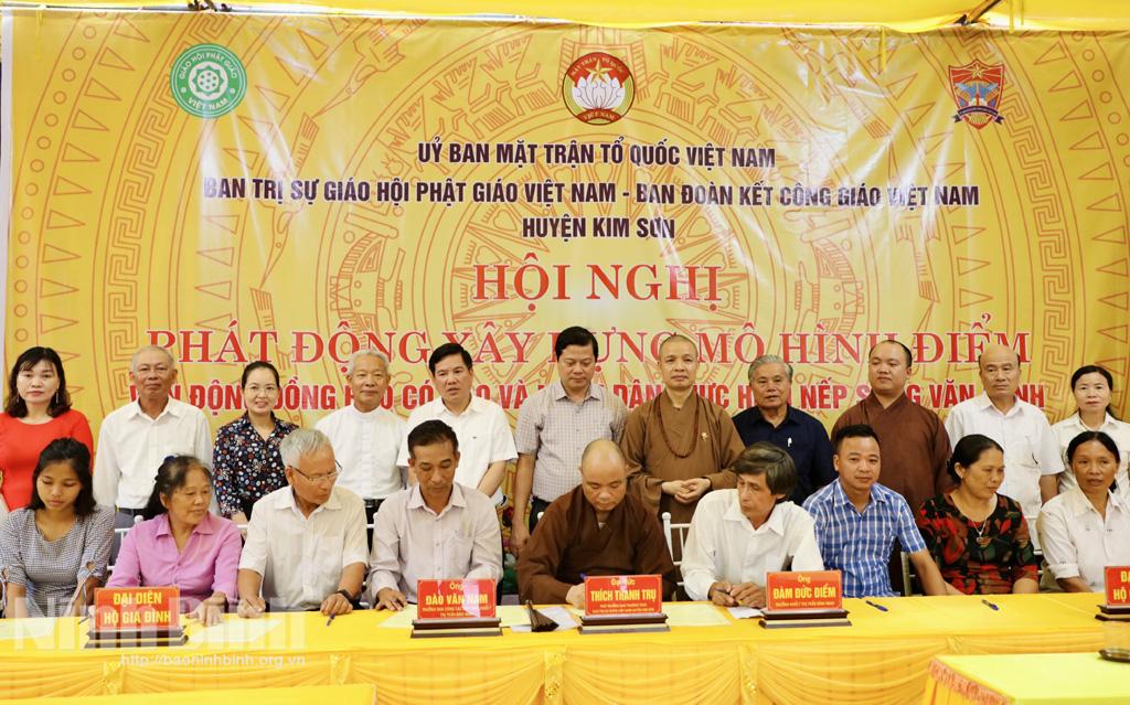 Kim Sơn phát động mô hình nếp sống văn minh trong việc cưới, việc tang và lễ hội