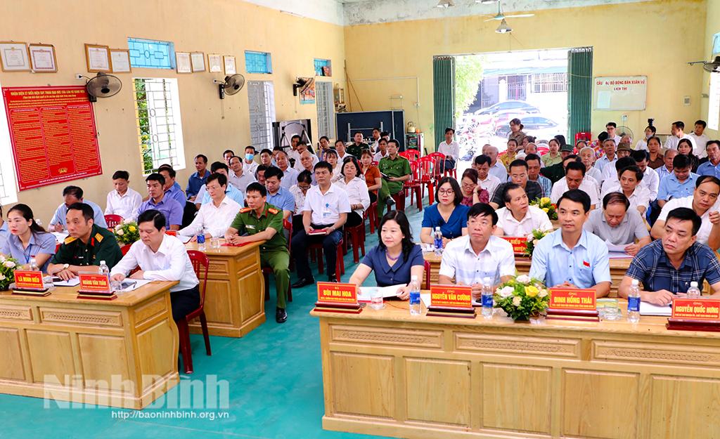 Đại biểu HĐND tỉnh tiếp xúc cử tri tại huyện Hoa Lư, Gia Viễn