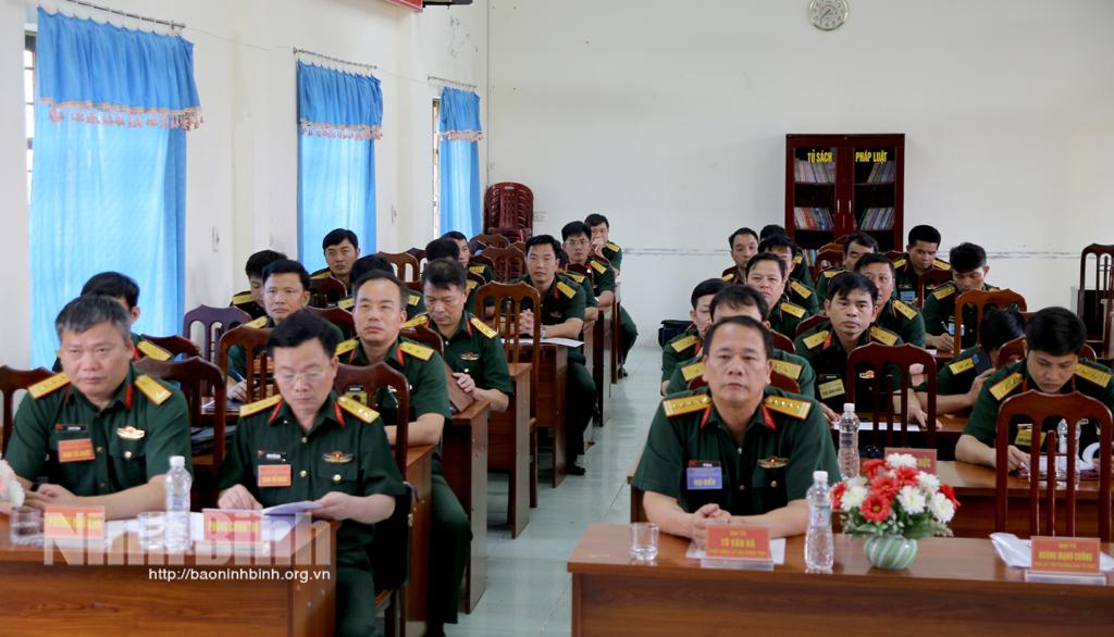 Hội thi Chỉ huy trưởng, chính trị viên Ban CHQS cấp huyện, thành phố