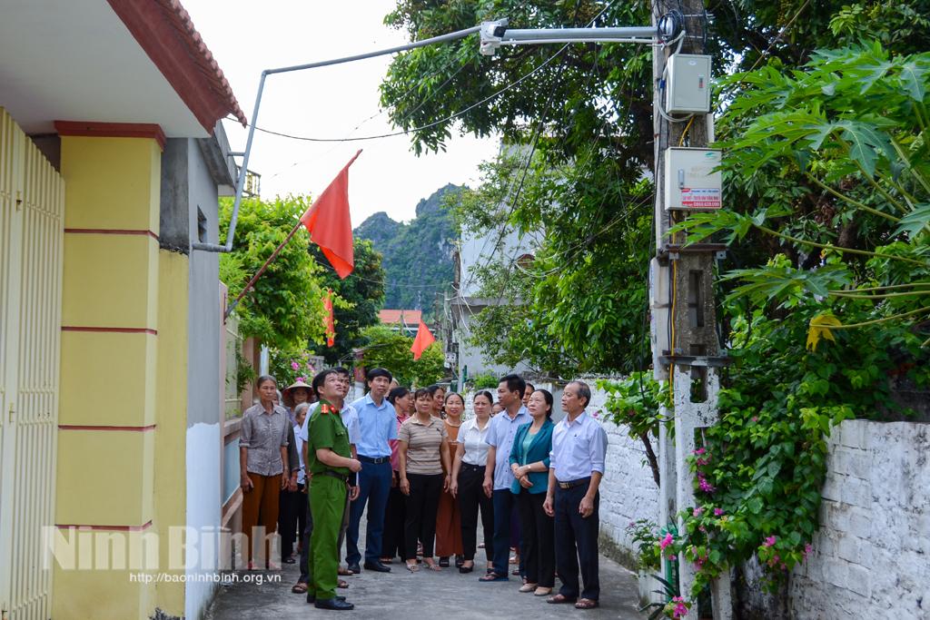 Ra mắt mô hình "Vận động nhân dân lắp đặt camera an ninh" tại xã Trường Yên