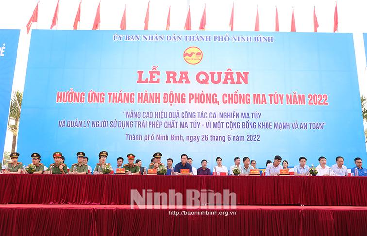 Thành phố Ninh Bình ra quân hưởng ứng Tháng hành động phòng, chống ma túy