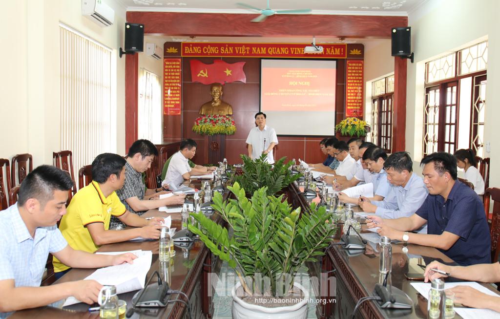 Triển khai công tác tổ chức Giải bóng chuyền Cup Hoa Lư - Bình Điền năm 2022