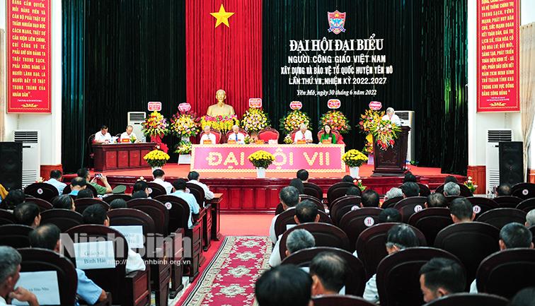 Đại hội đại biểu người Công giáo Việt Nam xây dựng và bảo vệ Tổ quốc huyện Yên Mô khóa VII