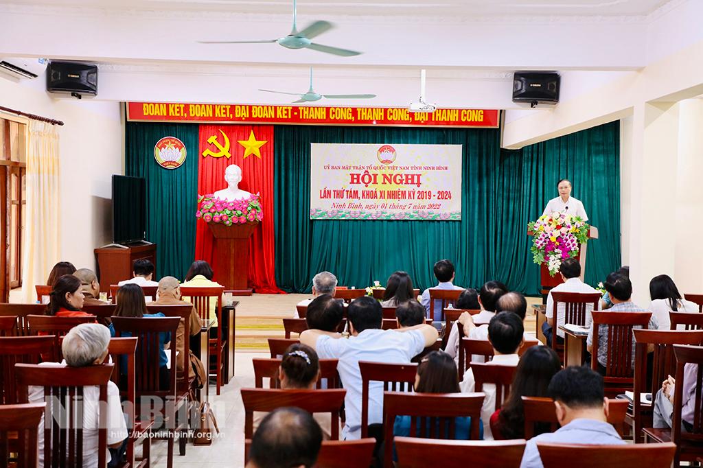 Hội nghị lần thứ tám, Ủy ban MTTQ Việt Nam tỉnh khóa XI