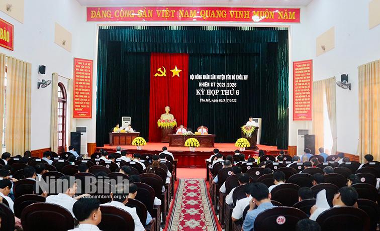 HĐND huyện Yên Mô, Gia Viễn tổ chức kỳ họp thường lệ giữa năm