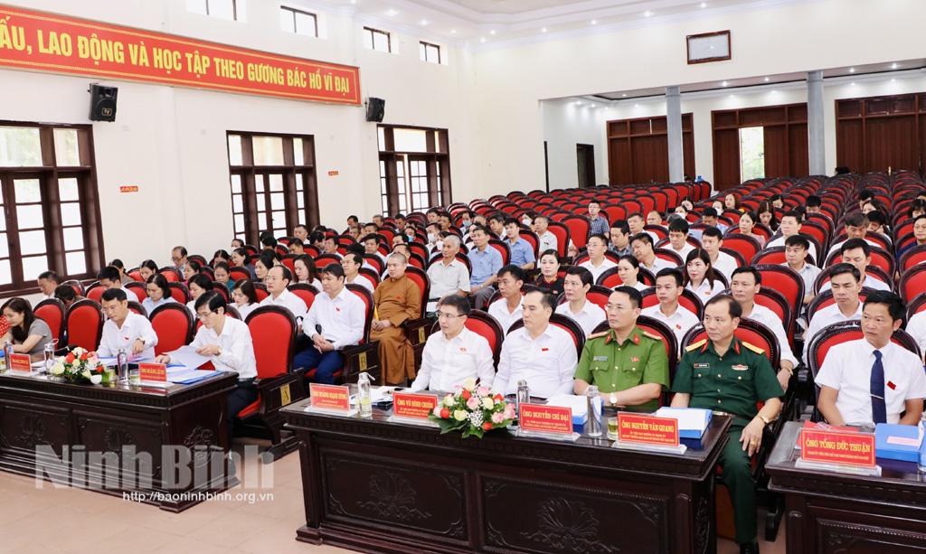 Kỳ họp thứ chín, HĐND thành phố Tam Điệp khóa IX