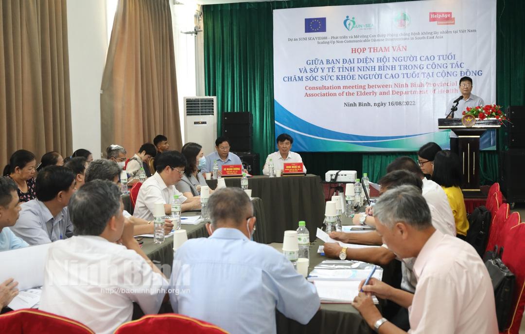 Hội nghị tham vấn về chăm sóc sức khỏe người cao tuổi tại cộng đồng