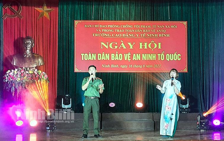 Trường Cao đẳng Y tế Ninh Bình tổ chức Ngày hội toàn dân bảo vệ an ninh Tổ quốc