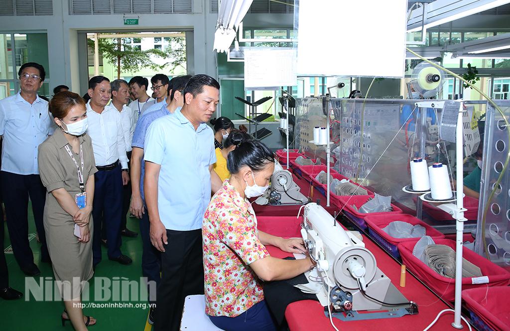 Lãnh đạo UBND tỉnh kiểm tra Cụm công nghiệp Văn Phong