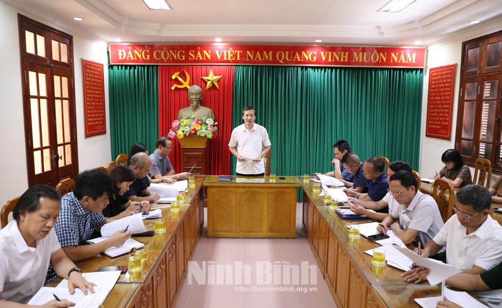 Giao ban công tác báo chí, tuyên truyền tháng 8