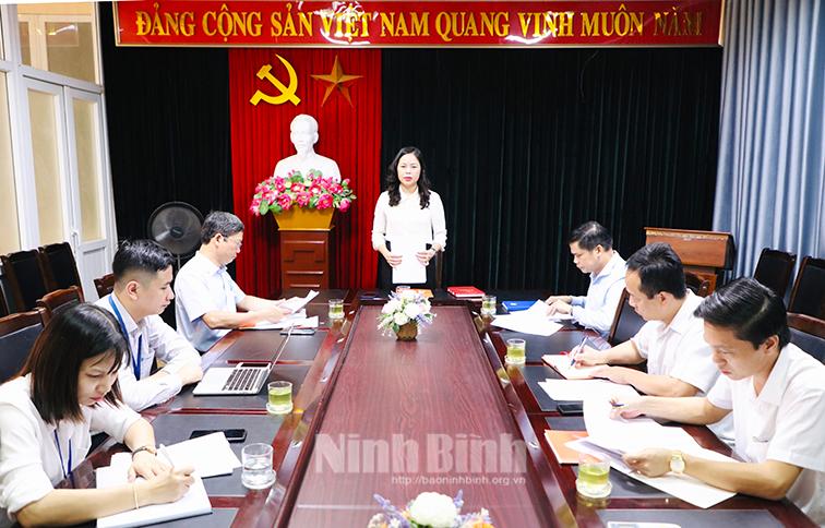 Họp Ban tổ chức cuộc thi trực tuyến tìm hiểu cải cách hành chính