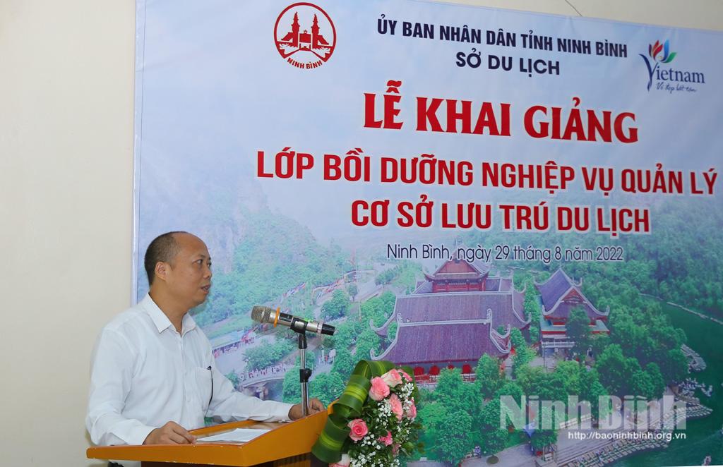Khai giảng lớp bồi dưỡng nghiệp vụ quản lý cơ sở lưu trú du lịch