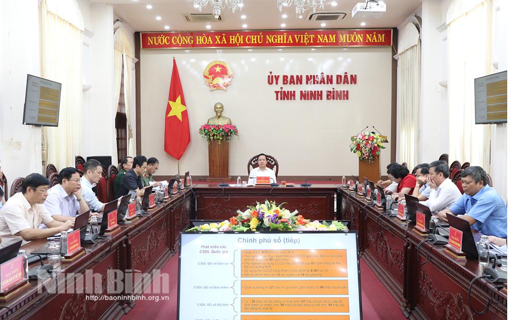 Hội nghị trực tuyến của Ủy ban Quốc gia về chuyển đổi số