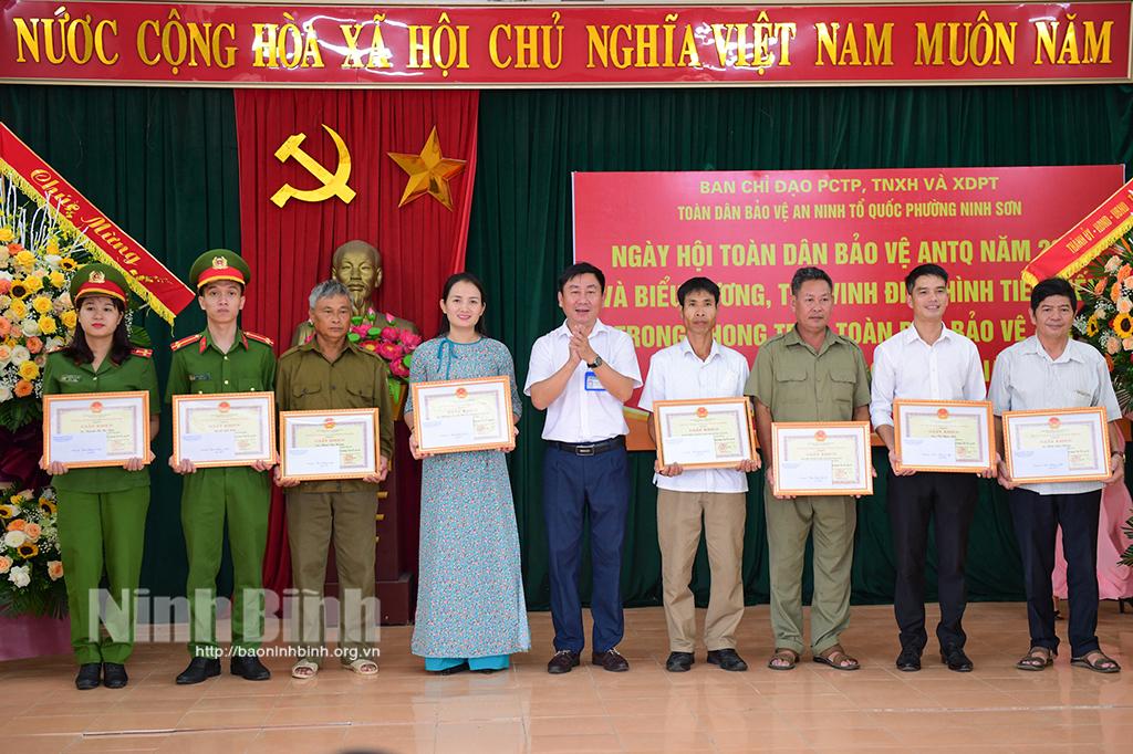 Phường Ninh Sơn tổ chức Ngày hội toàn dân bảo vệ an ninh Tổ quốc