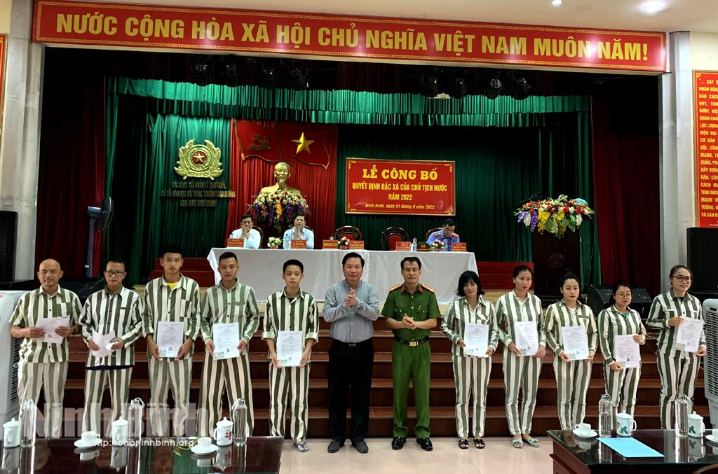 Công bố Quyết định đặc xá nhân dịp Quốc khánh 2/9