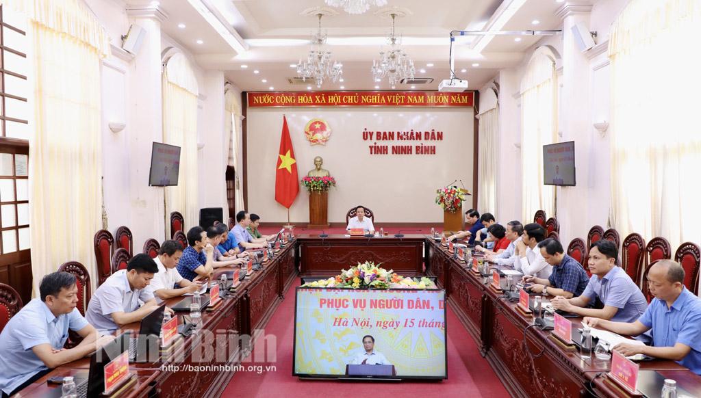 Hội nghị trực tuyến toàn quốc về đẩy mạnh cải cách thủ tục hành chính