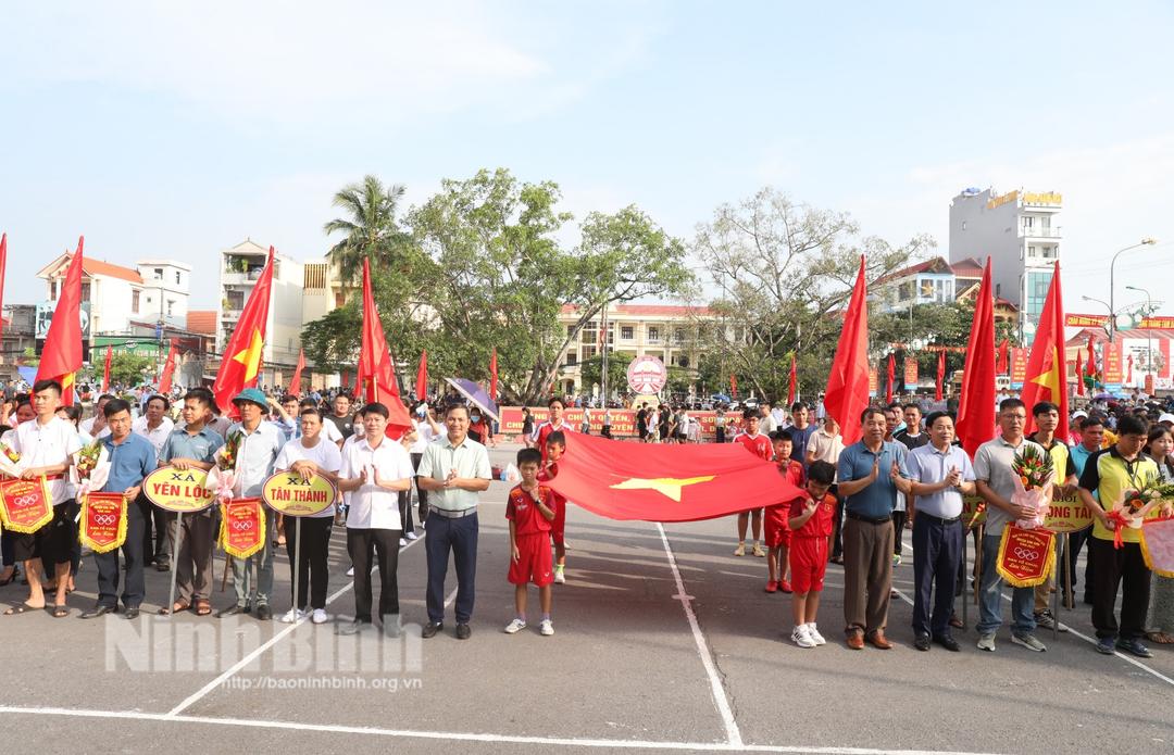 Kim Sơn khai mạc Hội thi thể thao chào mừng Quốc khánh 2/9