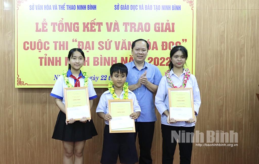 Tổng kết và trao giải Cuộc thi "Đại sứ văn hóa đọc" tỉnh Ninh Bình năm 2022