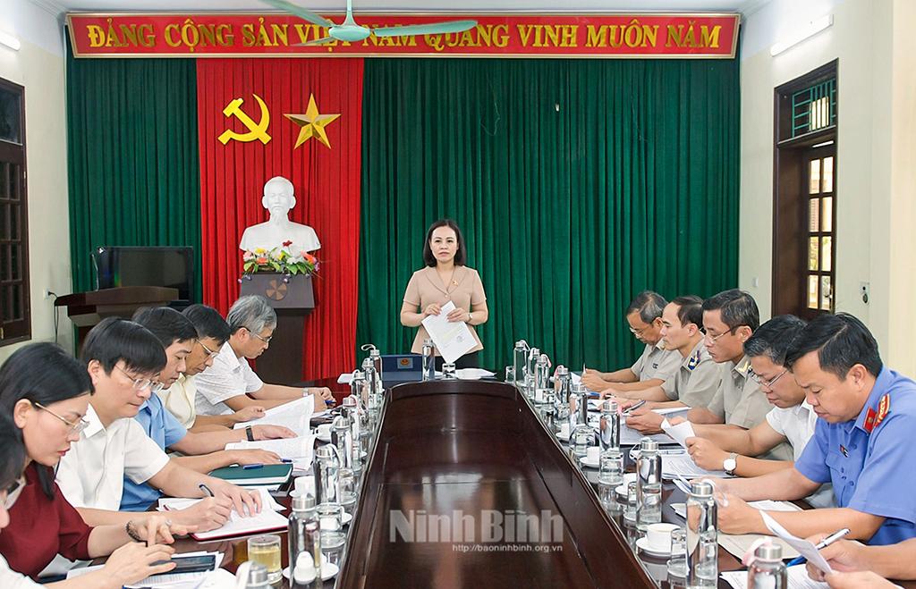 Đoàn đại biểu Quốc hội tỉnh giám sát việc giải quyết đơn của công dân