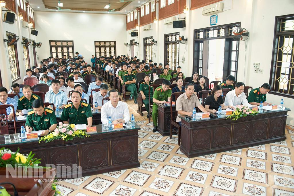 Yên Khánh triển khai công tác tuyển chọn, gọi công dân nhập ngũ và thực hiện nghĩa vụ tham gia CAND năm 2023