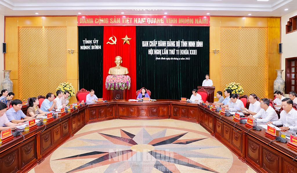 Hội nghị Ban Chấp hành Đảng bộ tỉnh lần thứ 11