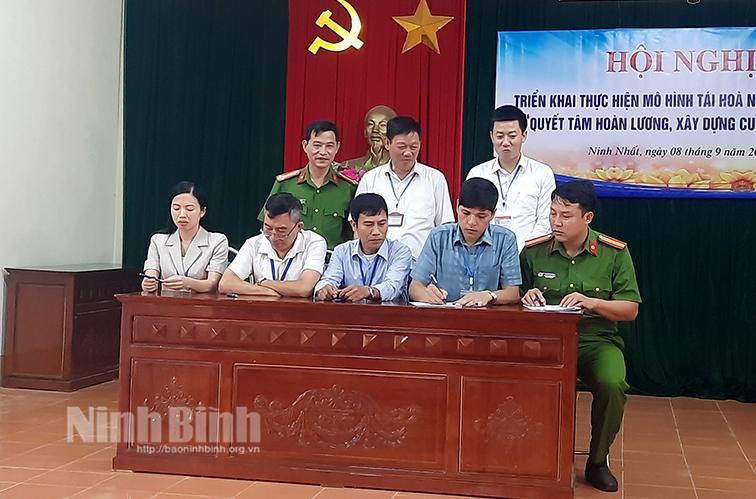 Phát động mô hình "Quyết tâm hoàn lương, xây dựng cuộc sống" tại xã Ninh Nhất