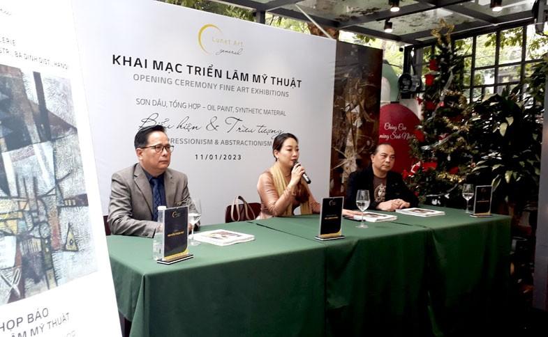 Khai mạc triển lãm mỹ thuật "Biểu hiện và trừu tượng"