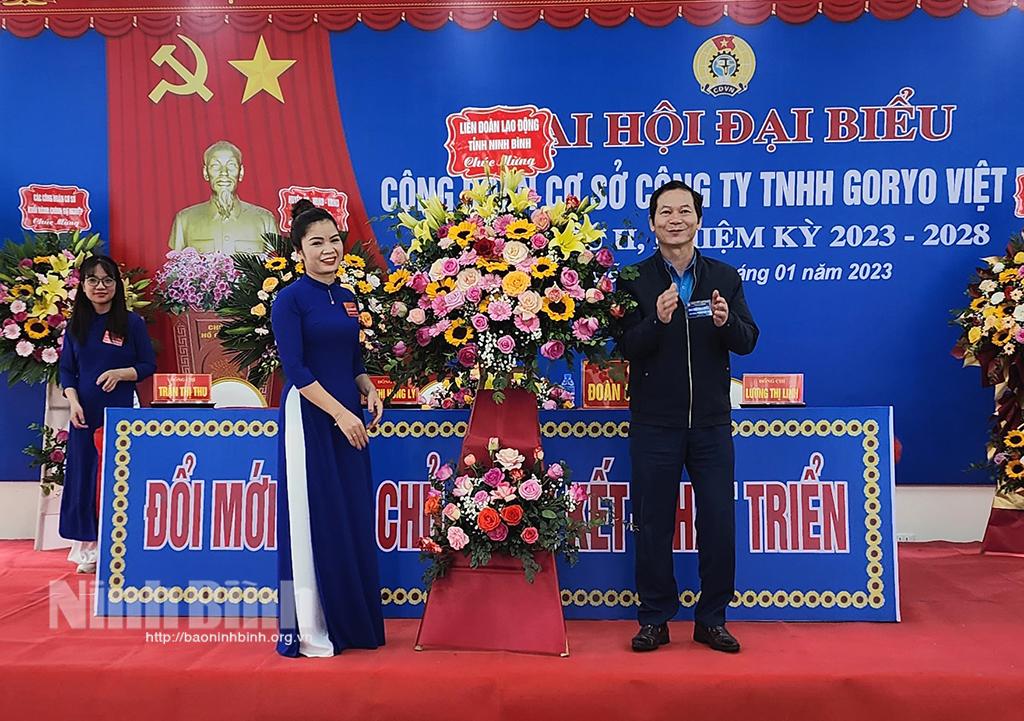 Đại hội điểm Công đoàn cơ sở huyện Gia Viễn