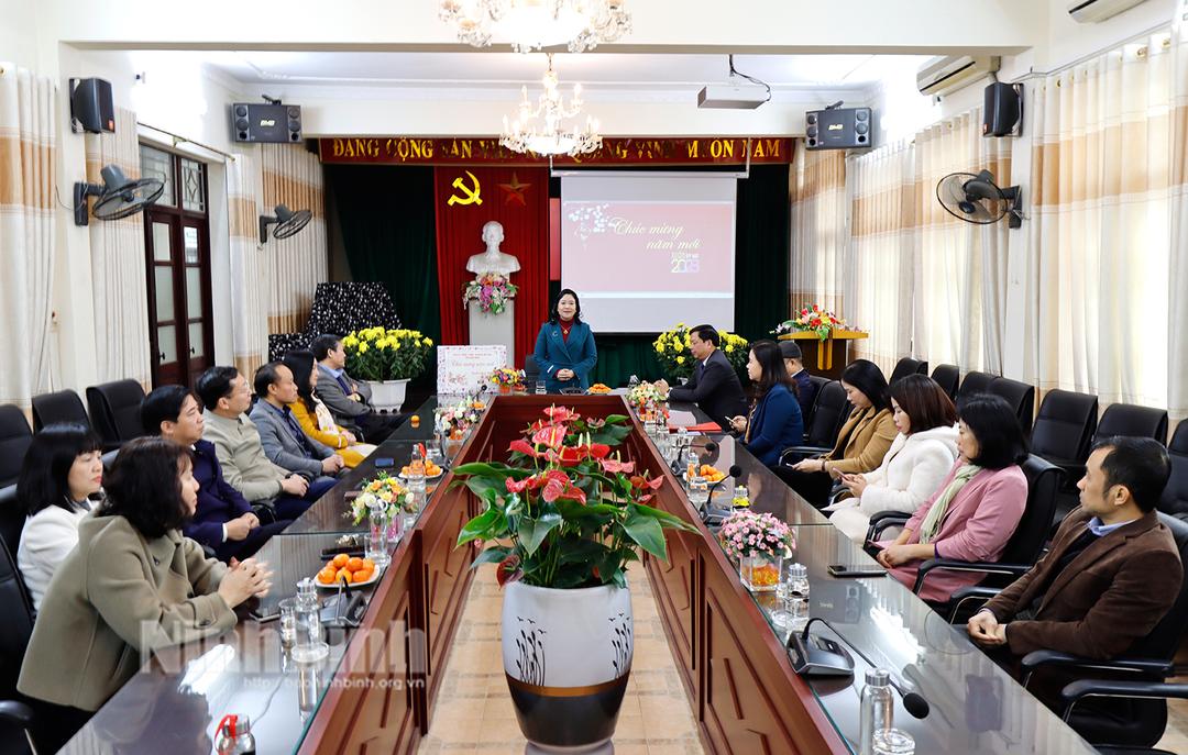 Đoàn công tác của tỉnh thăm, chúc Tết các cơ quan báo chí