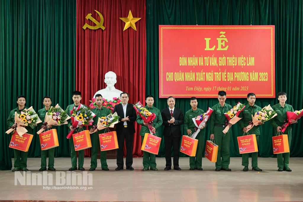 Thành phố Tam Điệp đón nhận, tư vấn hướng nghiệp cho quân nhân xuất ngũ
