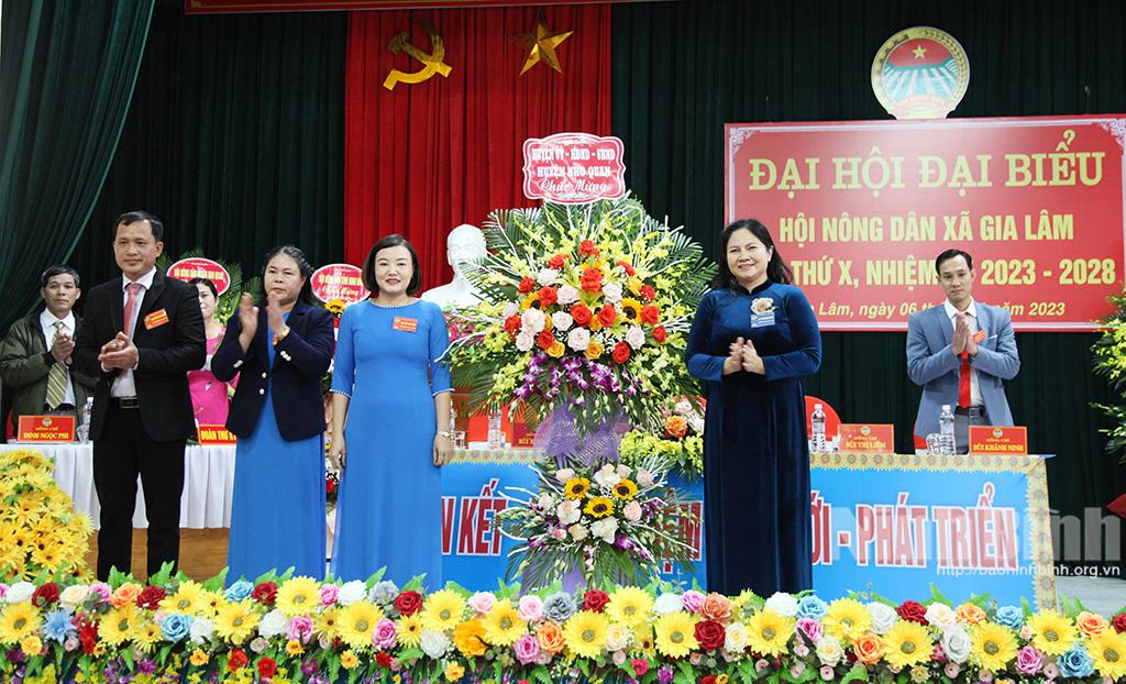 Đại hội đại biểu Hội Nông dân xã Gia Lâm nhiệm kỳ 2023 - 2028