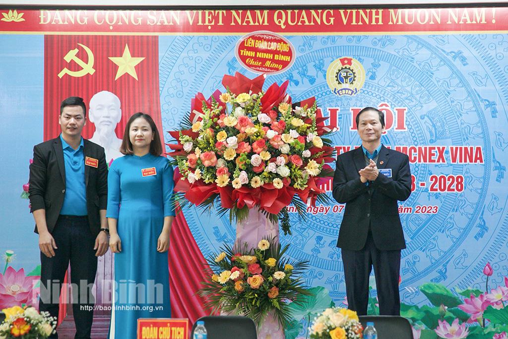 Đại hội đại biểu Công đoàn Công ty MCNEX VINA nhiệm kỳ 2023-2028