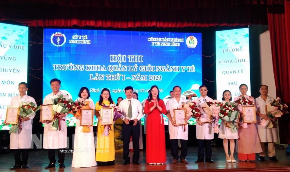 Chung kết Hội thi Trưởng khoa quản lý giỏi ngành Y tế Ninh Bình lần thứ nhất