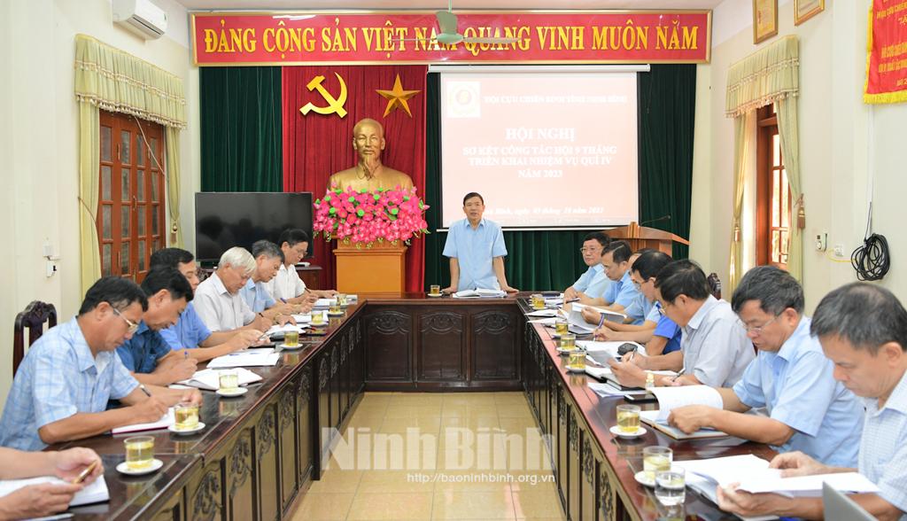 Hội Cựu chiến binh tỉnh triển khai nhiệm vụ quý IV