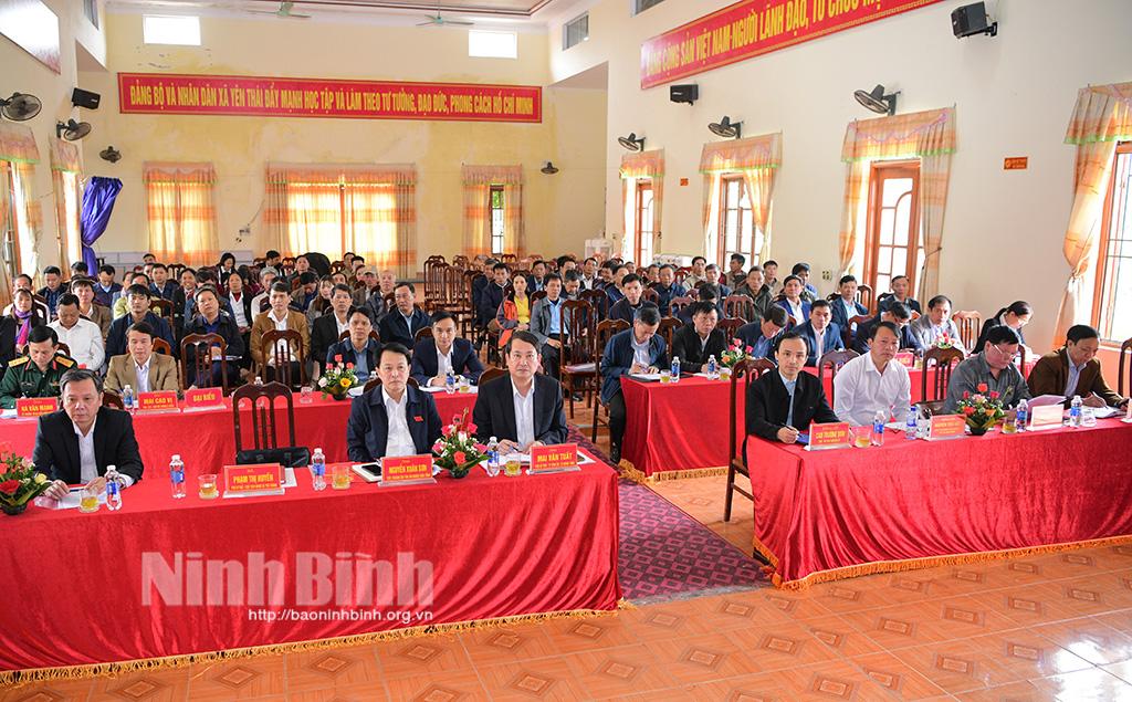 Đại biểu HĐND tỉnh tiếp xúc cử tri