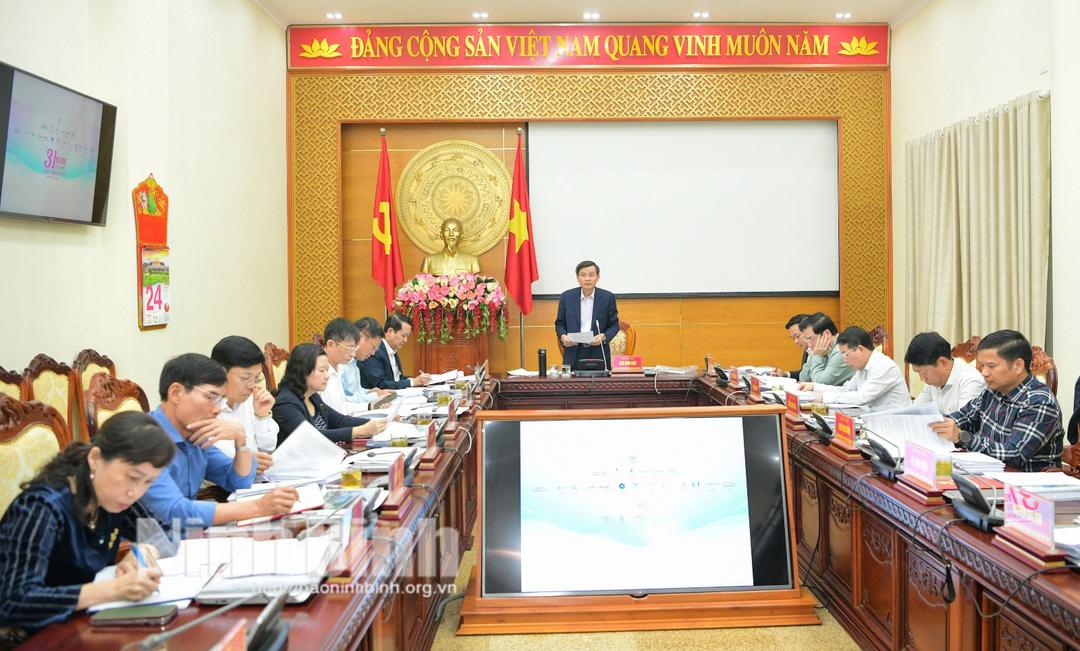 Hội nghị Ban Thường vụ Tỉnh ủy