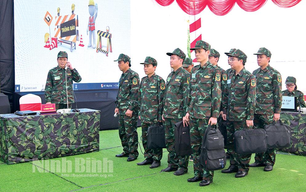 Ghi nhận từ thành công Diễn tập khu vực phòng thủ tỉnh năm 2023