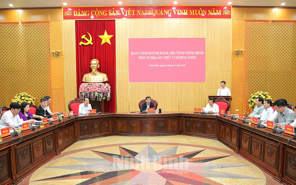 Hội nghị lần thứ 17 Ban Chấp hành Đảng bộ tỉnh
