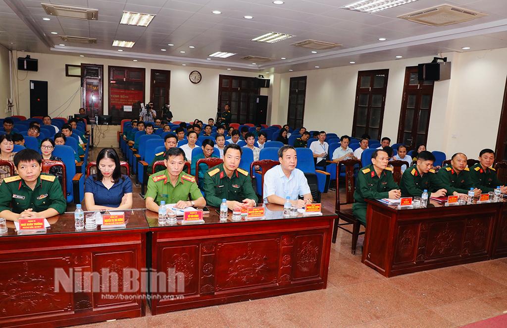 Thành phố Ninh Bình tổng kết công tác quốc phòng, quân sự địa phương năm 2023