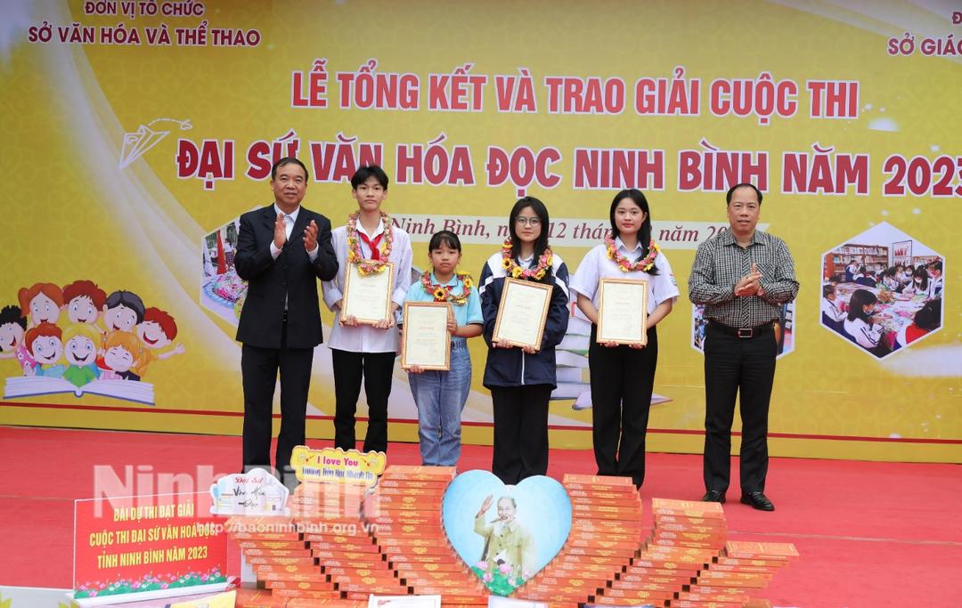 Tổng kết, trao giải Cuộc thi Đại sứ văn hóa đọc Ninh Bình năm 2023