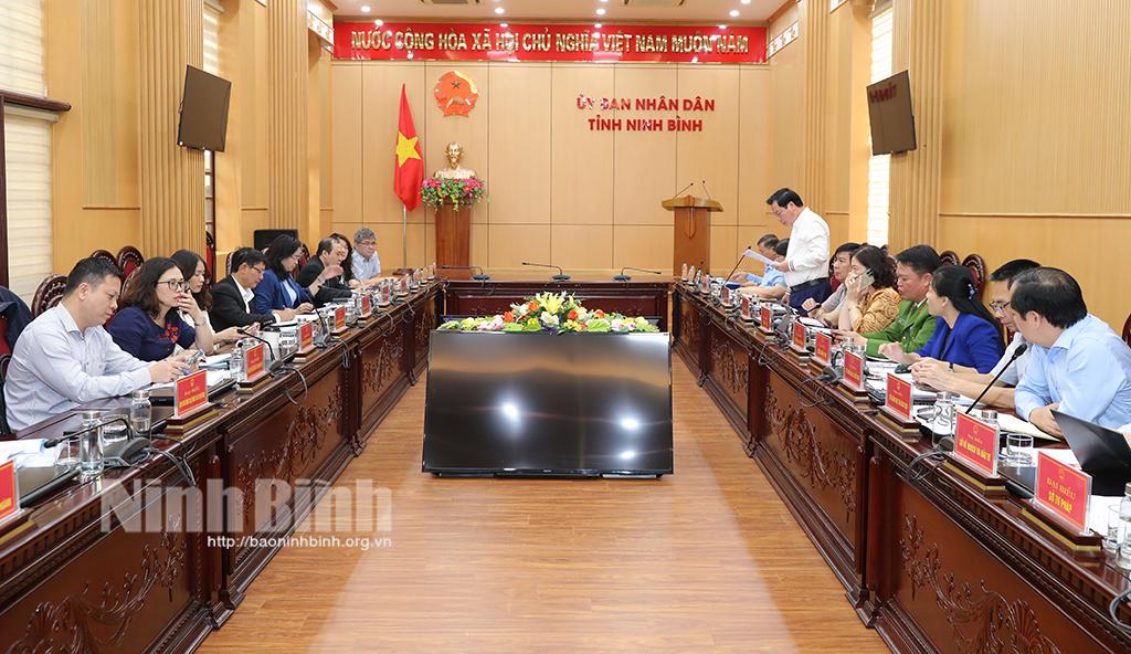 Đoàn kiểm tra liên ngành của Trung ương về thực hiện Luật Trẻ em và Luật Người cao tuổi làm việc tại Ninh Bình