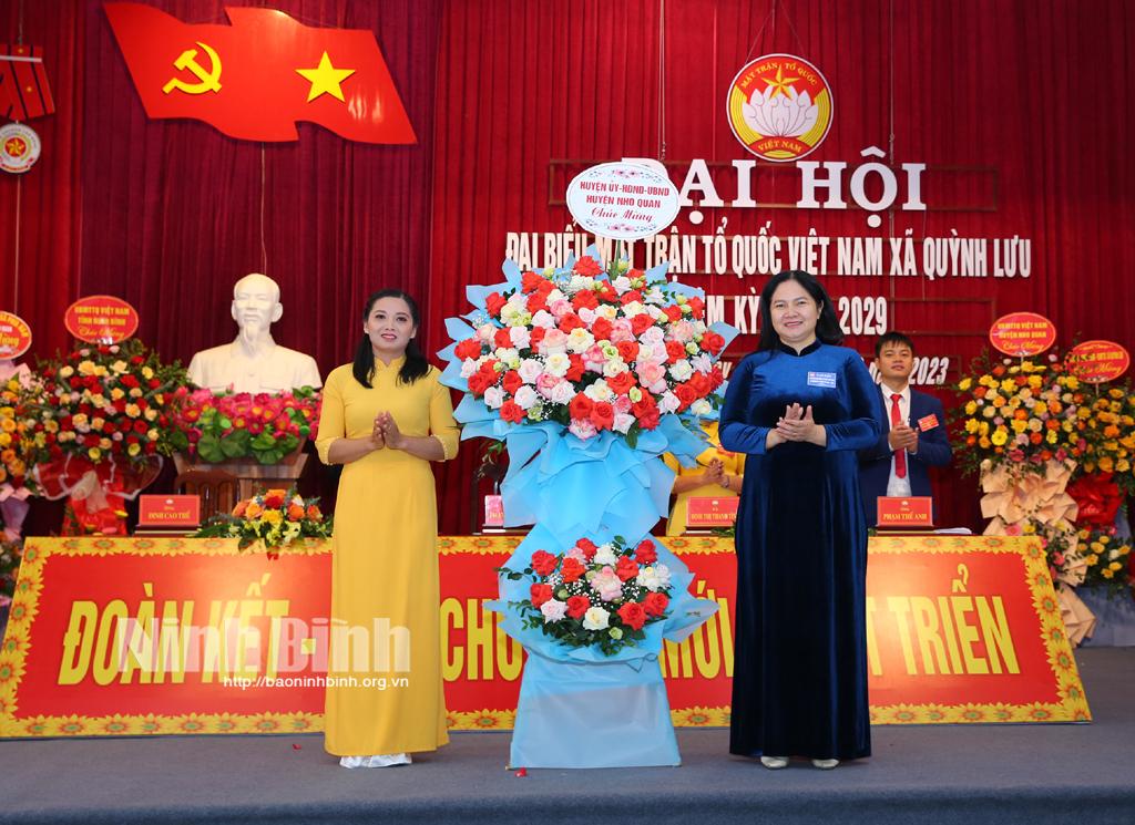 Ủy ban MTTQ xã Quỳnh Lưu tổ chức Đại hội nhiệm kỳ 2024-2029