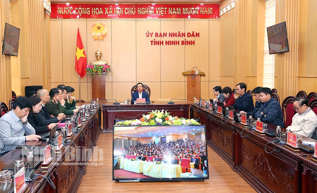 Đồng chí Chủ tịch UBND tỉnh tham dự Phiên họp toàn thể về ngoại giao kinh tế