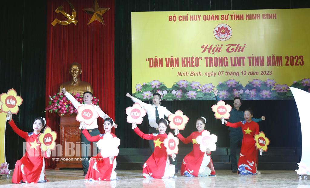 Khai mạc Hội thi "Dân vận khéo" trong lực lượng vũ trang tỉnh