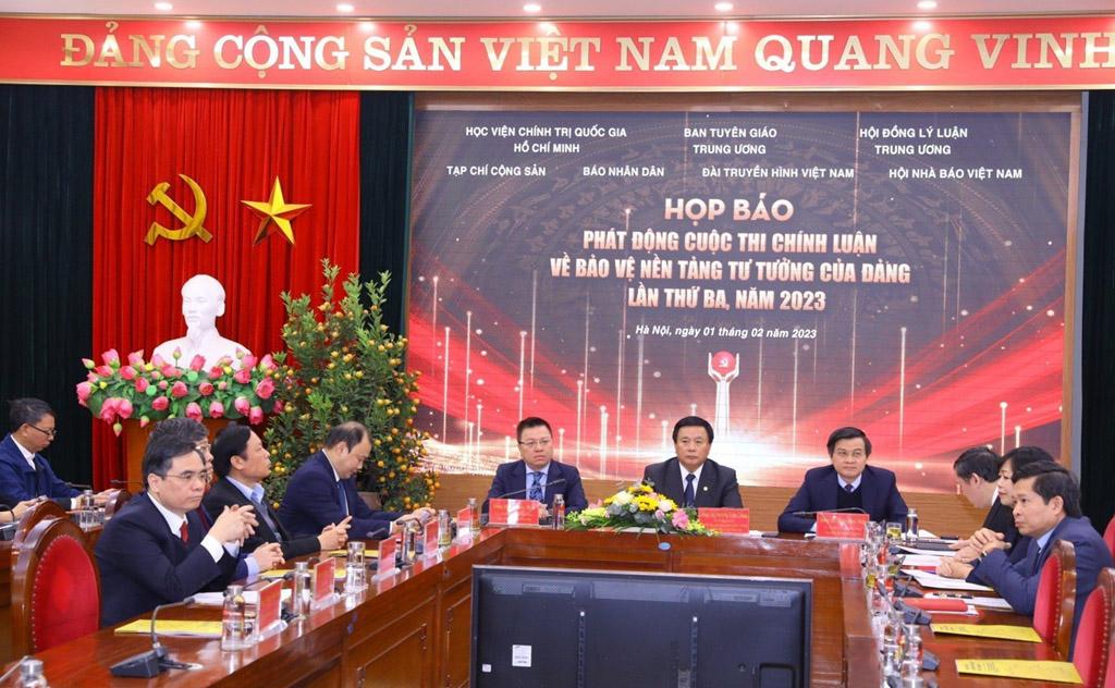 Phát động "Cuộc thi chính luận về bảo vệ nền tảng tư tưởng của Đảng lần thứ Ba, năm 2023"