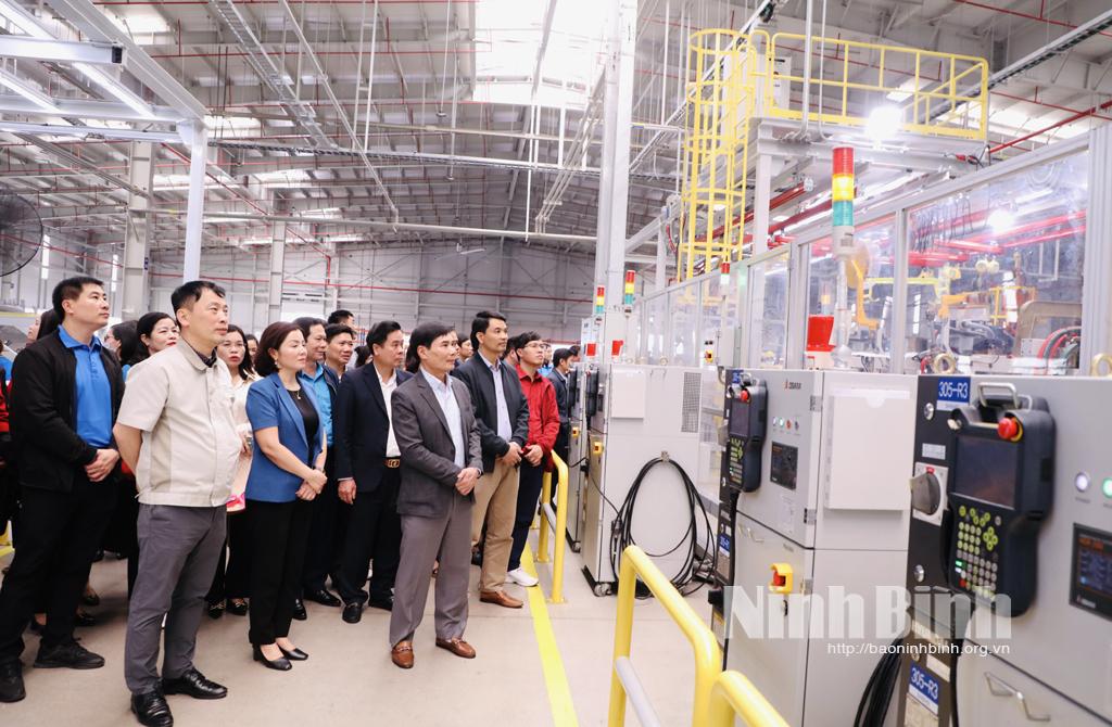 Đoàn công tác của các tổ chức chính trị - xã hội thăm một số công trình, dự án trọng điểm về KT-XH của tỉnh