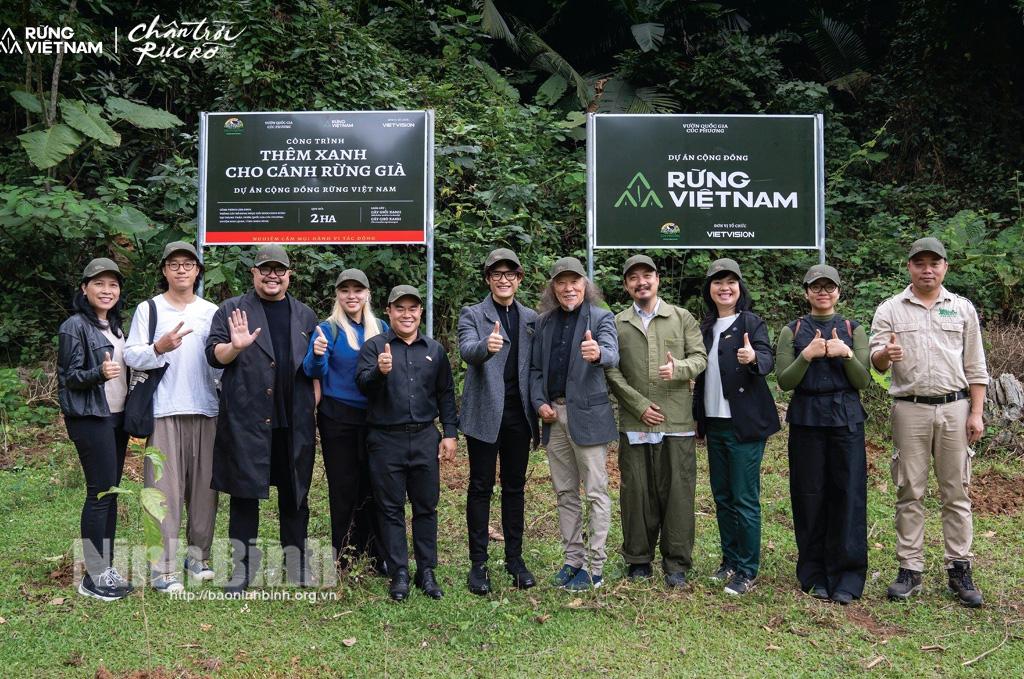 Ca sỹ Hà Anh Tuấn và chương trình "Thêm xanh cho cánh rừng già" tại Cúc Phương