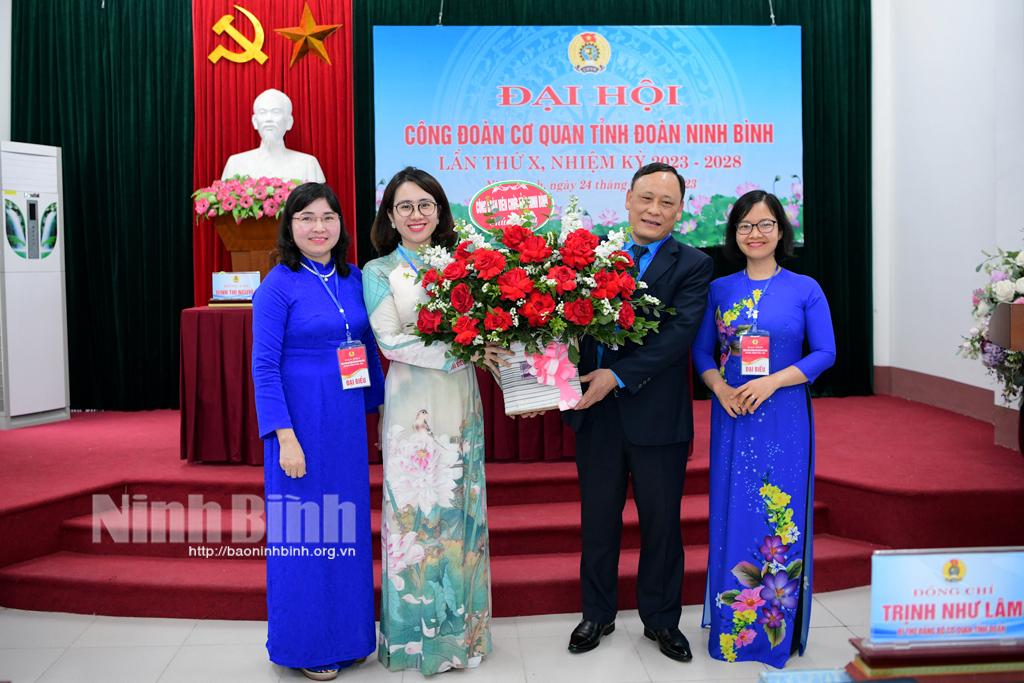 Đại hội Công đoàn cơ quan Tỉnh đoàn lần thứ X, nhiệm kỳ 2023 - 2028