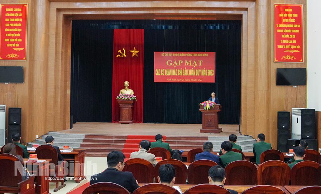 Bộ Chỉ huy Bộ đội Biên phòng tỉnh gặp mặt các cơ quan báo chí